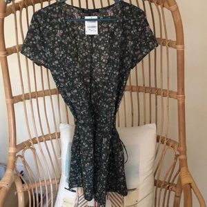 Never worn Brandy Melville wrap dress